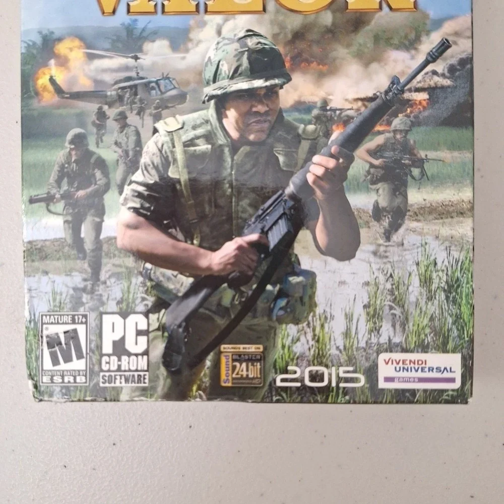 Video‎ Game PC Men of Valor Vietnam 2015 Version Windows CD-ROM Open Box